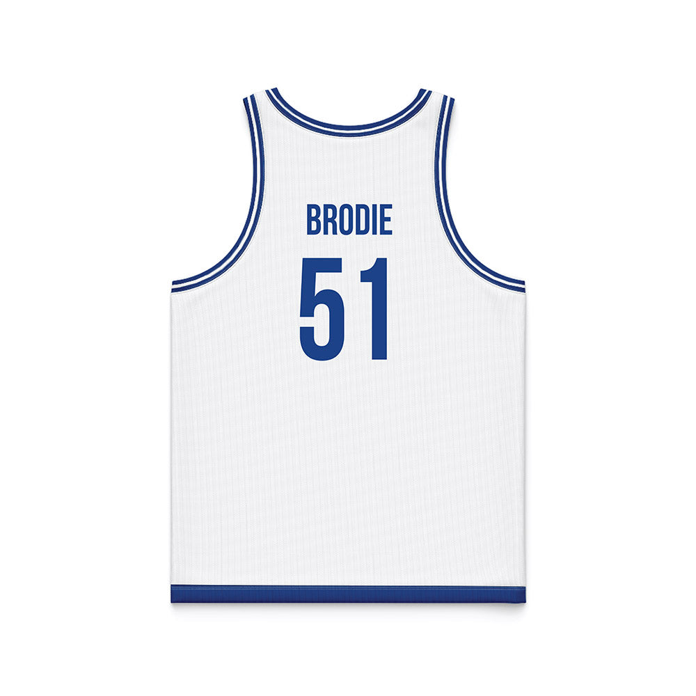Drake - NCAA Men's Basketball : Darnell Brodie - Basketball Jersey