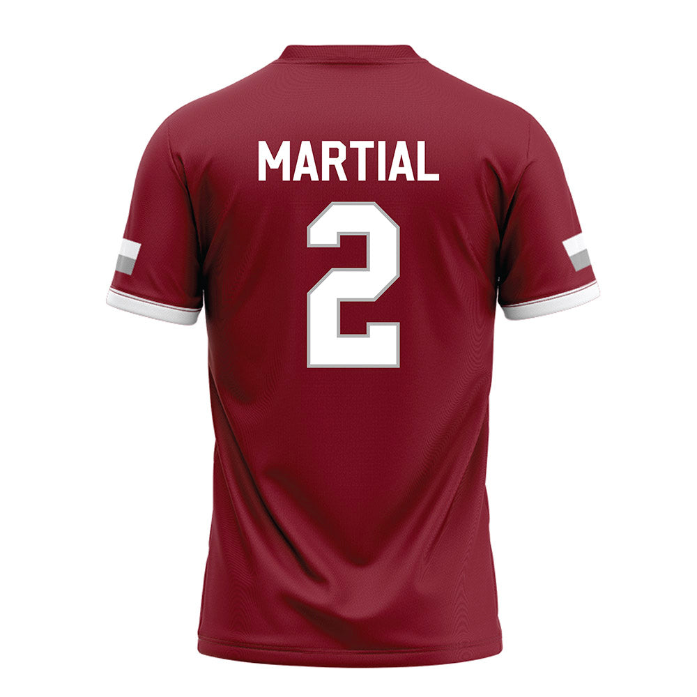 Troy - NCAA Football : Carlton Martial Cardinal Jersey