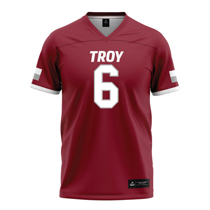 Troy - NCAA Football : Chris Lewis - Cardinal Jersey