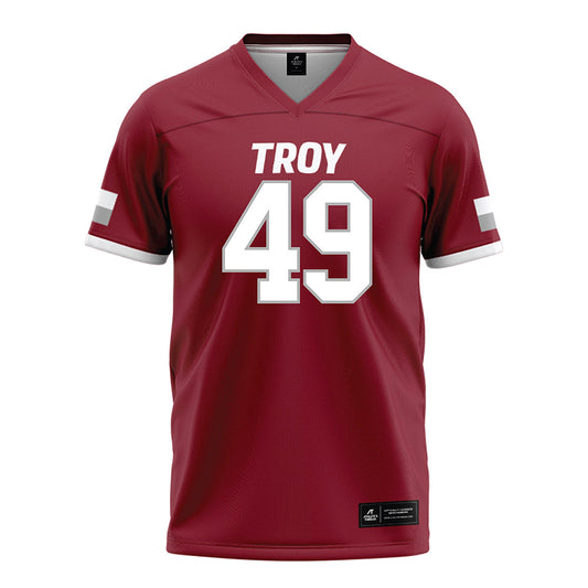 Troy - NCAA Football : Tyce Khatri - Cardinal Jersey