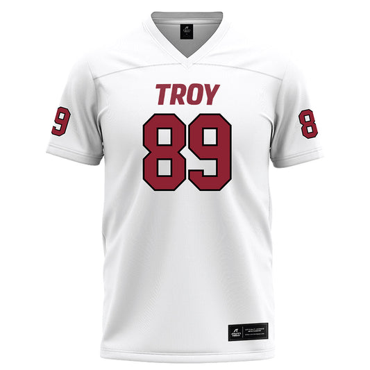 Troy - NCAA Football : Clayton Ollendieck - White Jersey