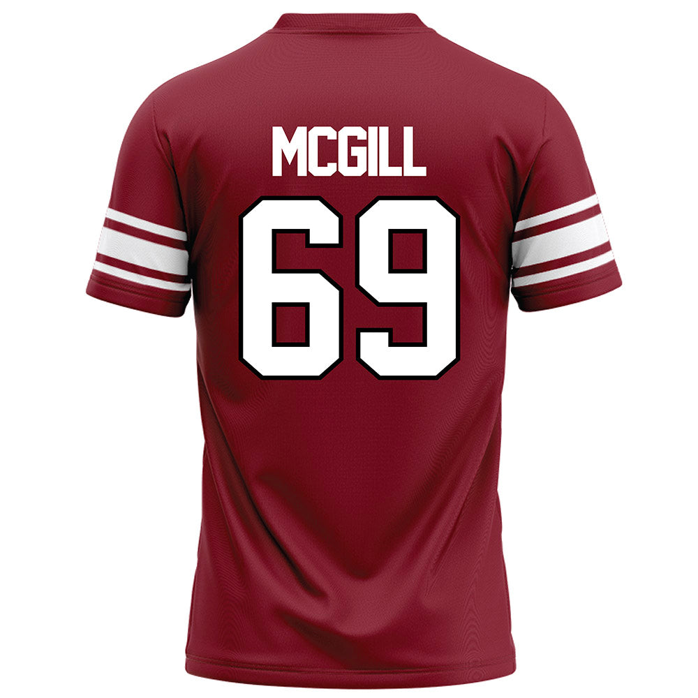 NCCU - NCAA Football : Jordan McGill Red Jersey