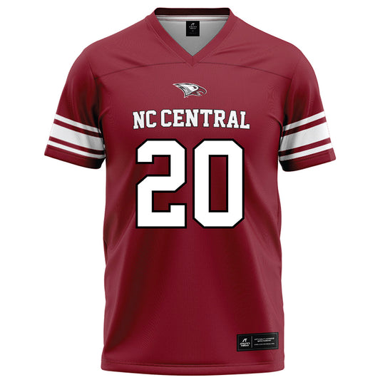 NCCU - NCAA Football : Khalil Baker Red Jersey