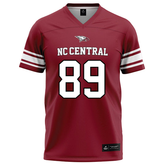 NCCU - NCAA Football : Adrian Olivo Red Jersey
