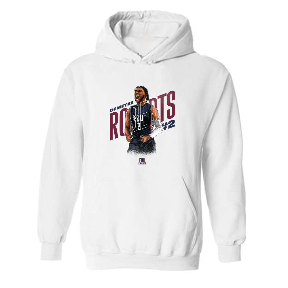 FDU - NCAA Men's Basketball: Demetre Roberts Zone Hooded Sweatshirt