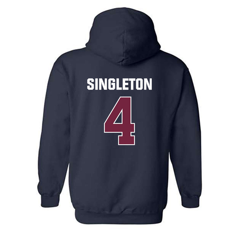 FDU - NCAA Men's Basketball : Grant Singleton Hooded Sweatshirt