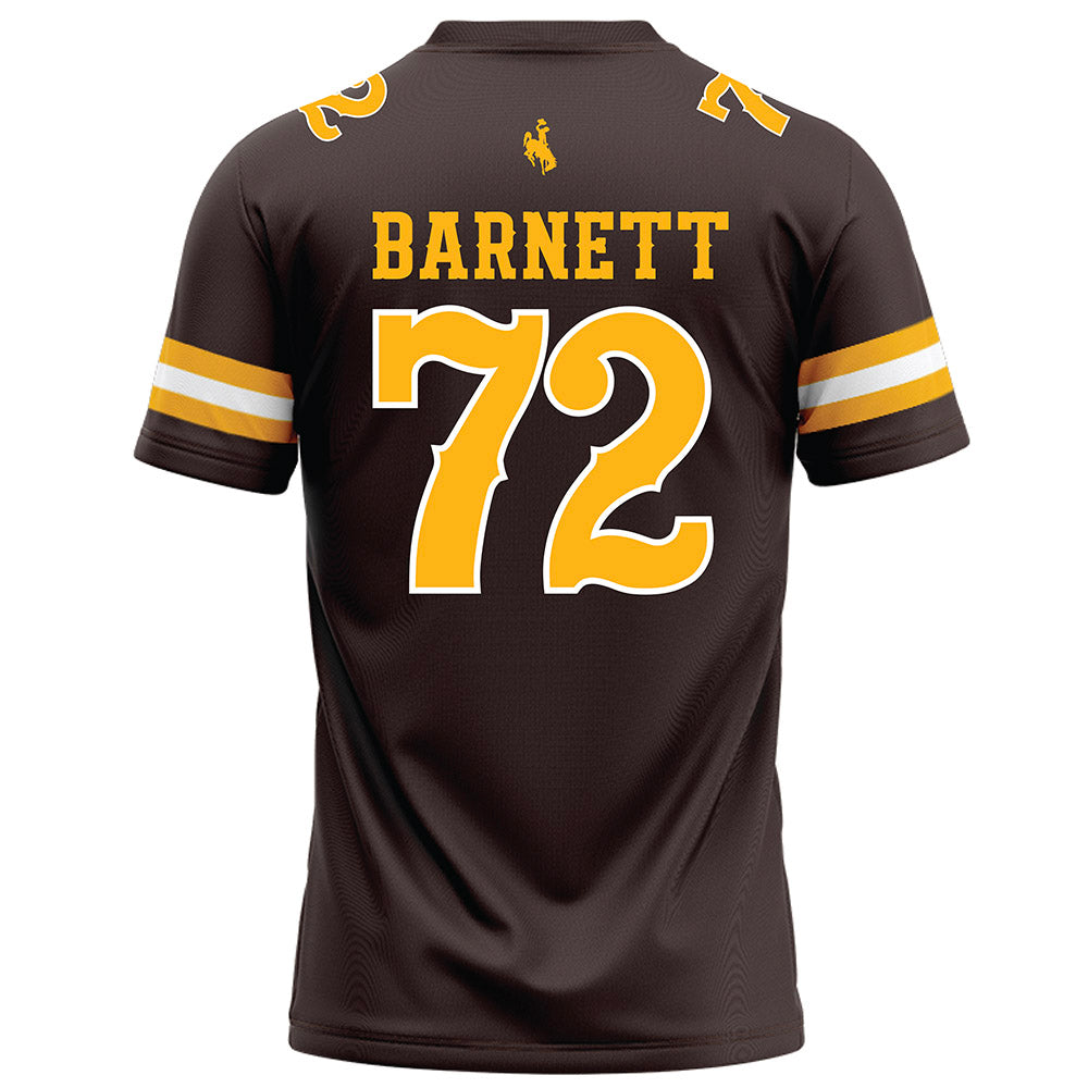 Wyoming - NCAA Football : Caden Barnett - Brown Jersey