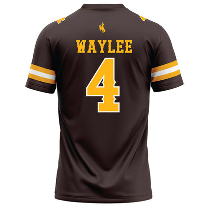 Wyoming - NCAA Football : Harrison Waylee - Brown Jersey