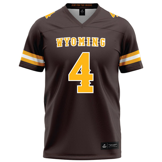 Wyoming - NCAA Football : Harrison Waylee - Brown Jersey
