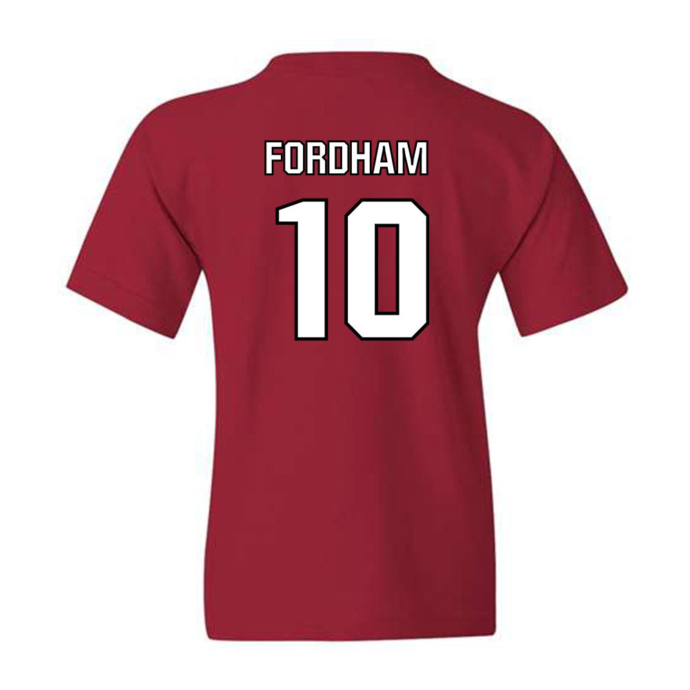 NC State - NCAA Football : Caden Fordham - Youth T-Shirt