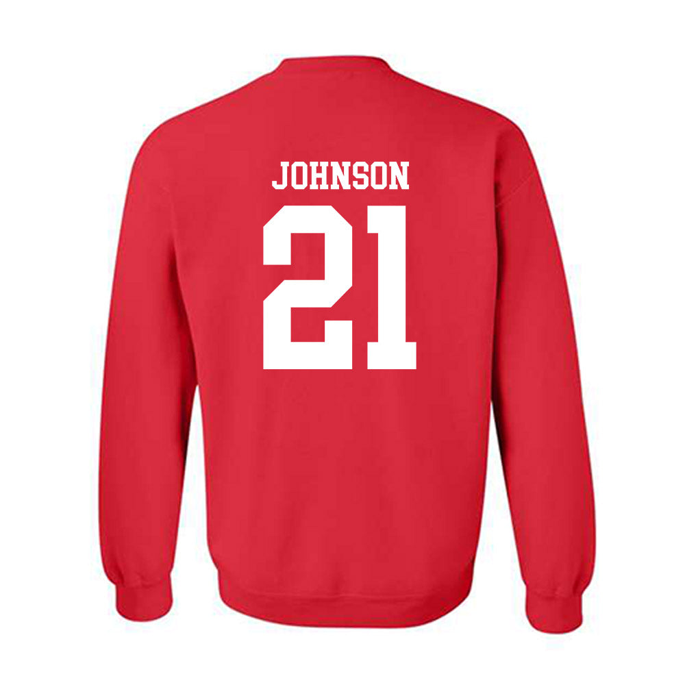 Nebraska - NCAA Football : Emmett Johnson Shersey Sweatshirt