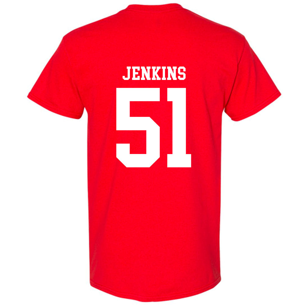 Nebraska - NCAA Football : Justin Jenkins Shersey Short Sleeve T-Shirt