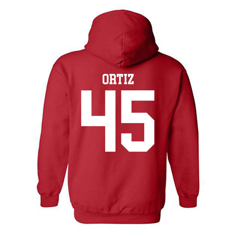 Nebraska - NCAA Football : Marco Ortiz Shersey Hooded Sweatshirt