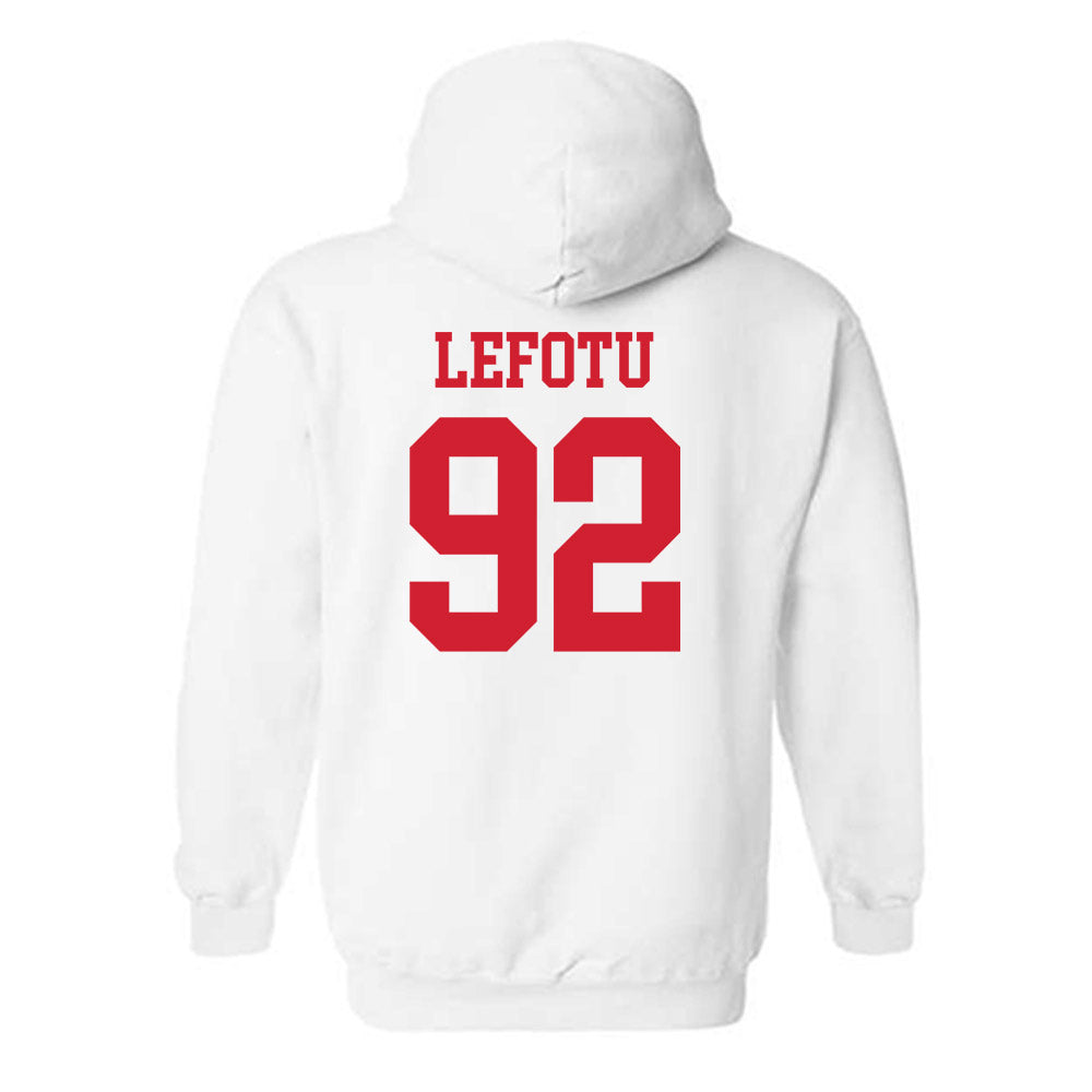Nebraska - NCAA Football : Sua Lefotu - Hooded Sweatshirt
