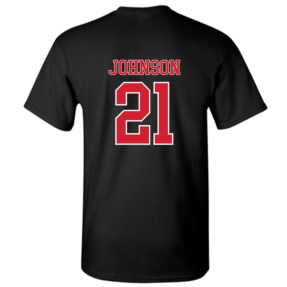 Nebraska - NCAA Football : Emmett Johnson - Short Sleeve T-Shirt
