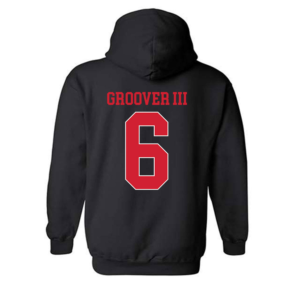 NC State - NCAA Baseball : LuJames Groover III - Hooded Sweatshirt Sports Shersey