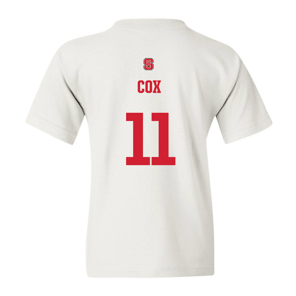 NC State - NCAA Women's Basketball : Madison Cox - Youth T-Shirt Classic Shersey