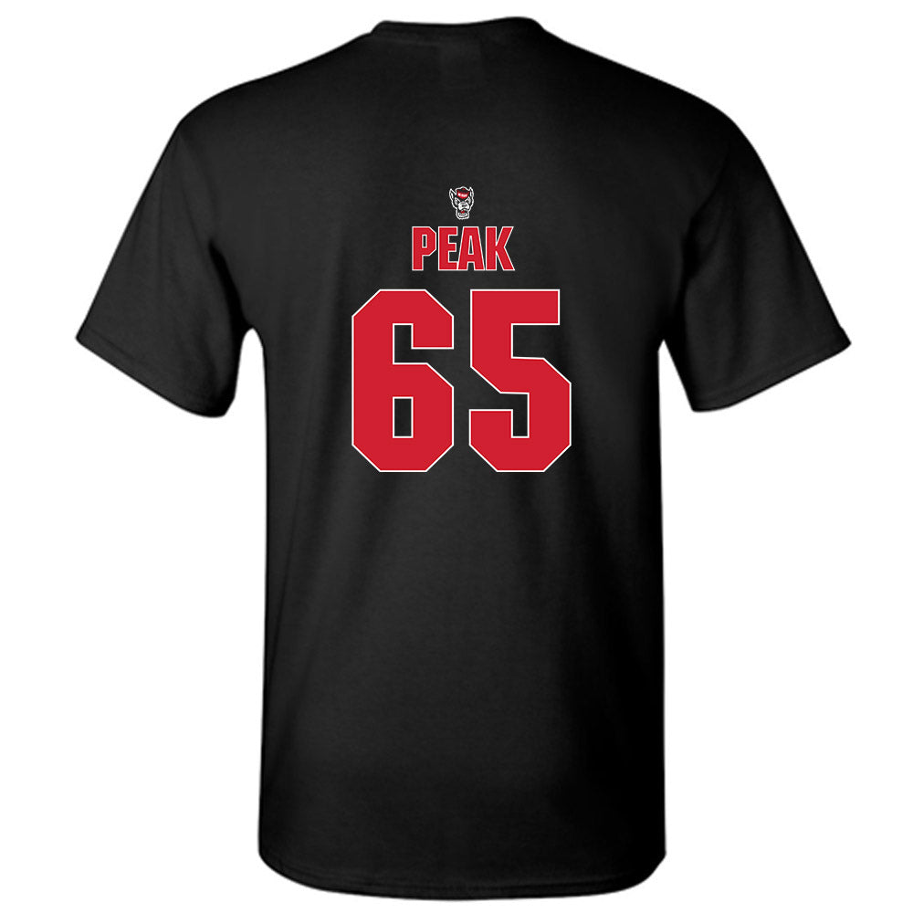 NC State - NCAA Football : Jacarrius Peak Shersey Short Sleeve T-Shirt