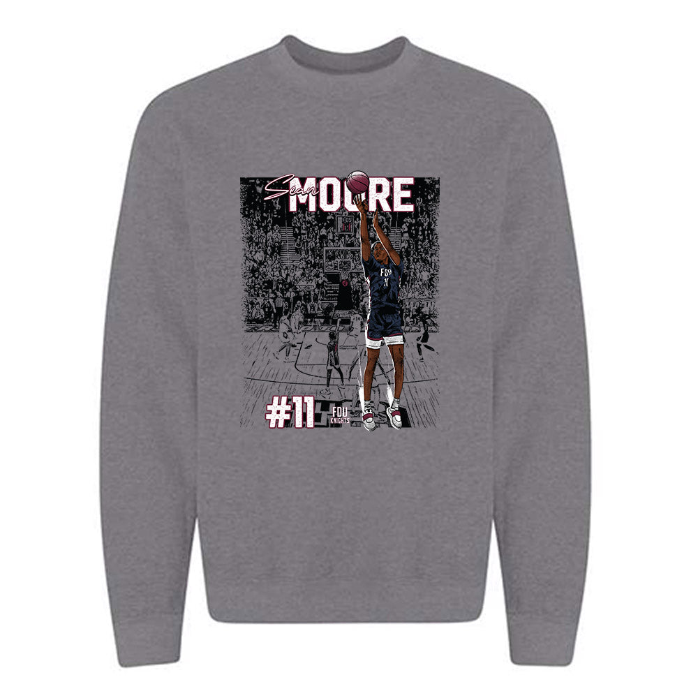 FDU - NCAA Men's Basketball : Sean Moore Illustration Sweatshirt