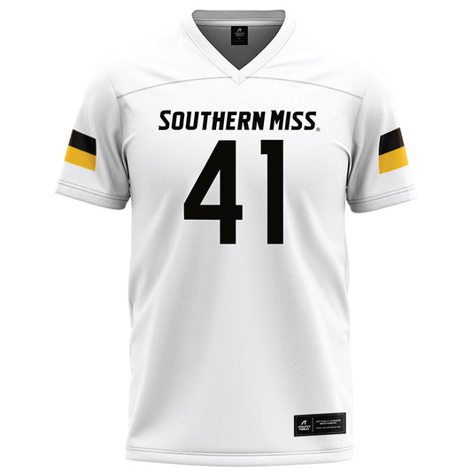 Southern Miss - NCAA Football : Connor Gibbs - White Jersey