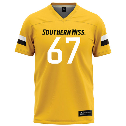 Southern Miss - NCAA Football : Drew Brewer Gold Jersey