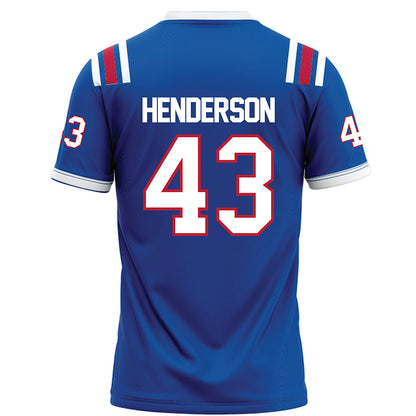 LA Tech - NCAA Football : Drew Henderson - Blue Jersey