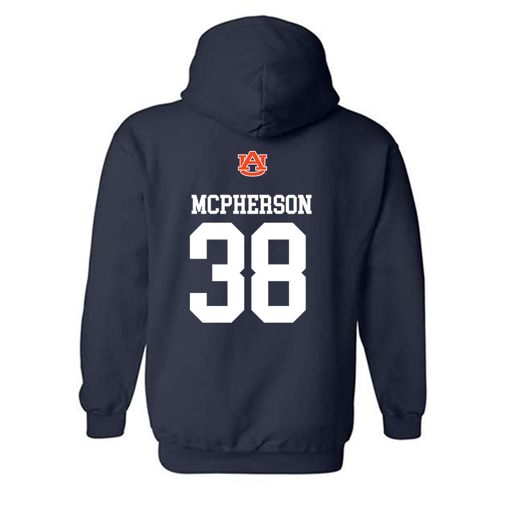 Auburn - NCAA Football : Alex McPherson Replica Shersey Hooded Sweatshirt