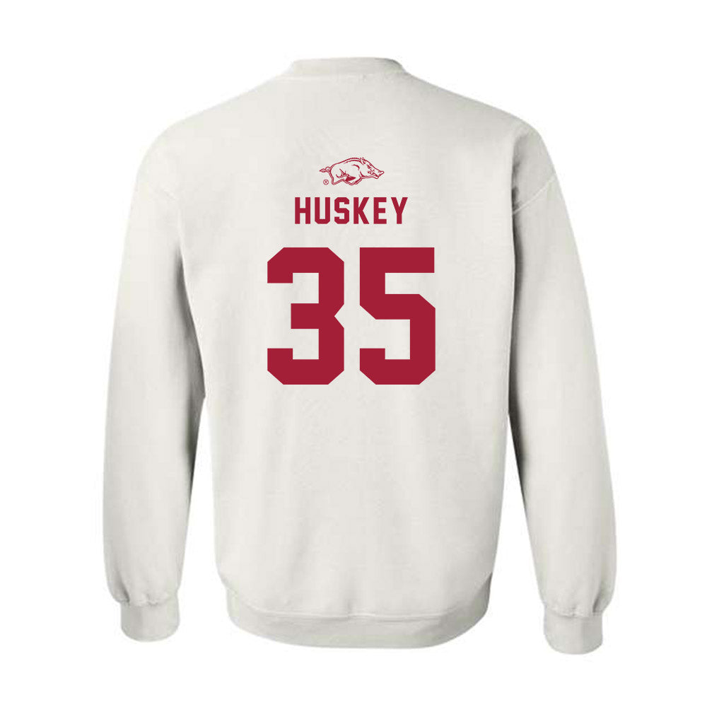 Arkansas - NCAA Baseball : Jordan Huskey - Crewneck Sweatshirt Replica Shersey