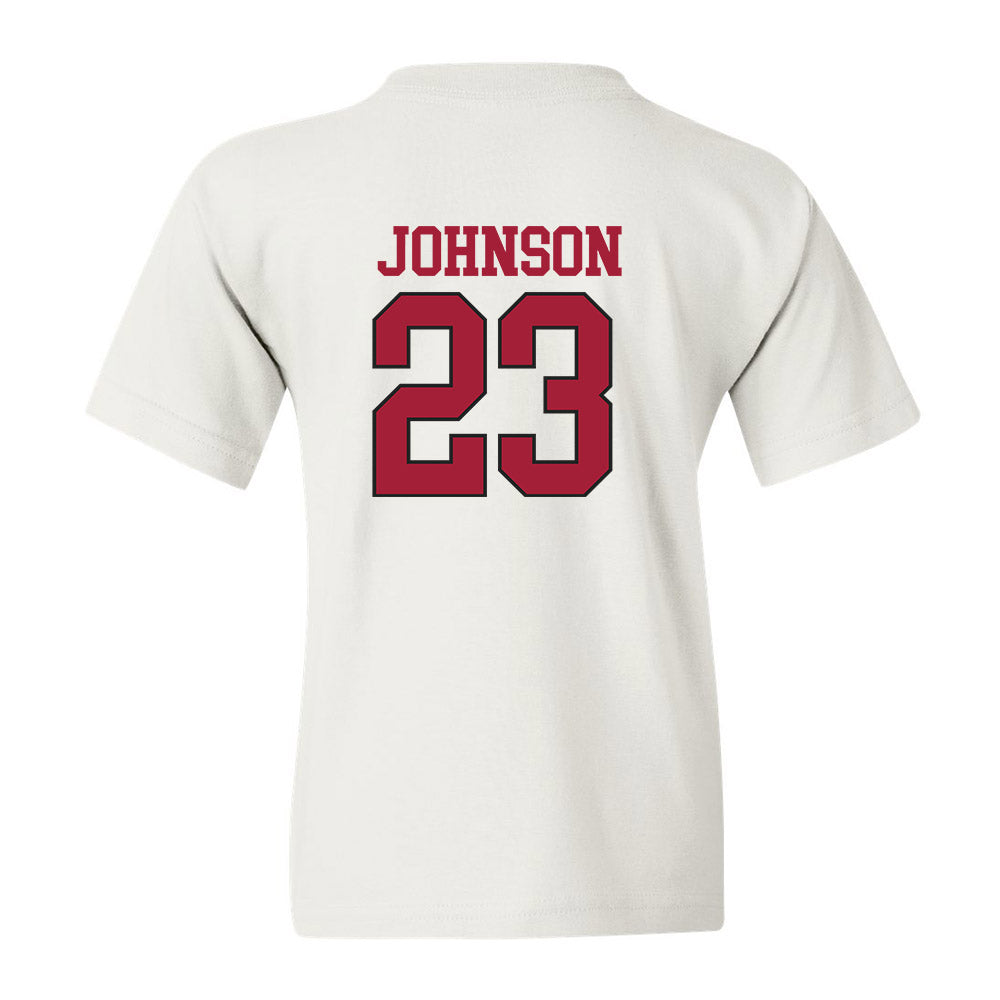 Arkansas - NCAA Softball : Reagan Johnson - Youth T-Shirt Replica Shersey