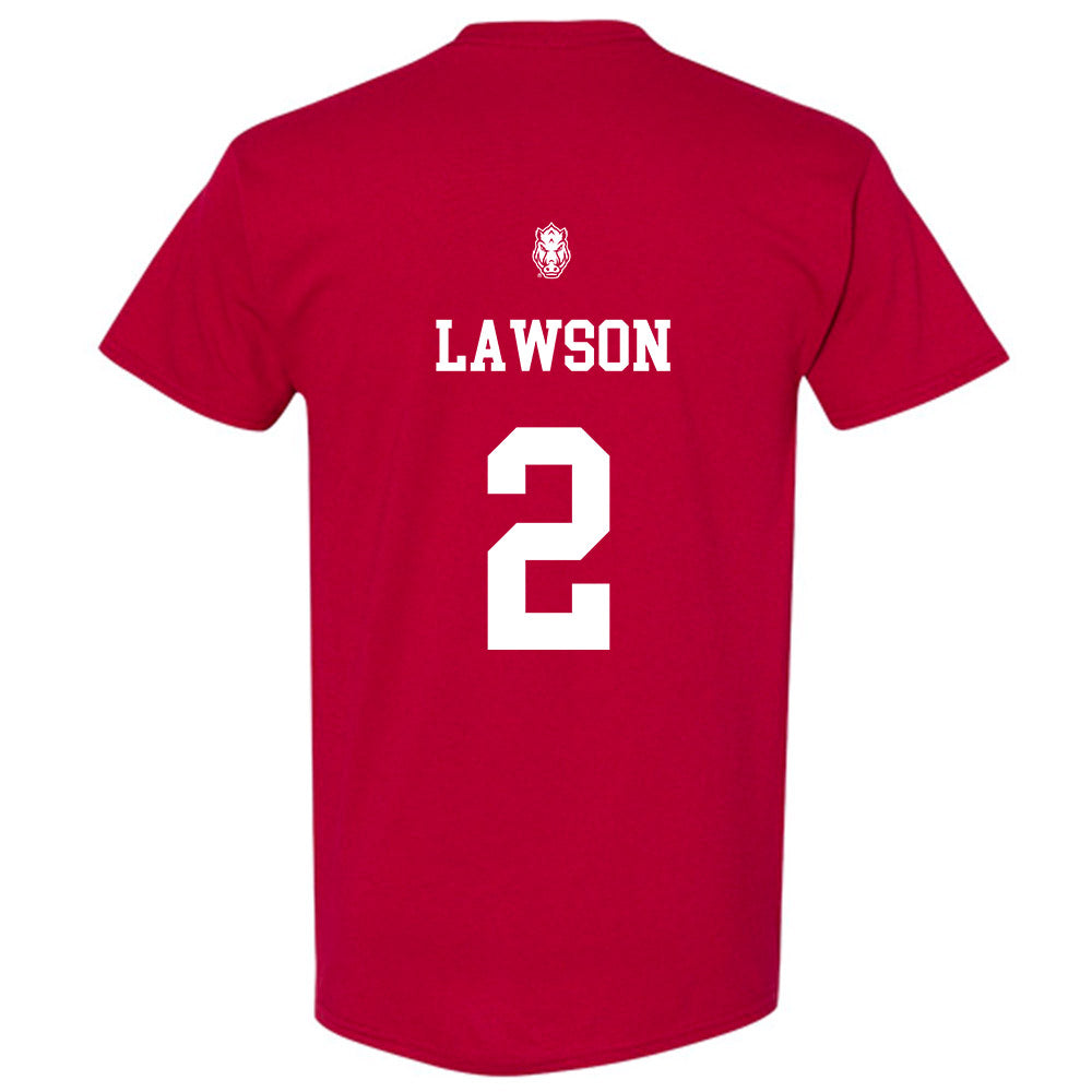 Arkansas - NCAA Women's Volleyball : Jada Lawson Short Sleeve T-Shirt
