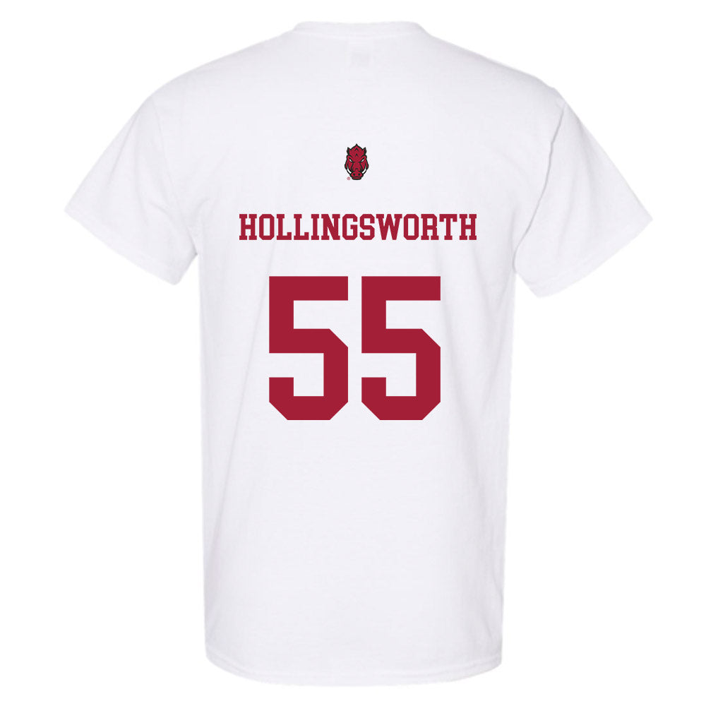 Arkansas - NCAA Football : JJ Hollingsworth Short Sleeve T-Shirt