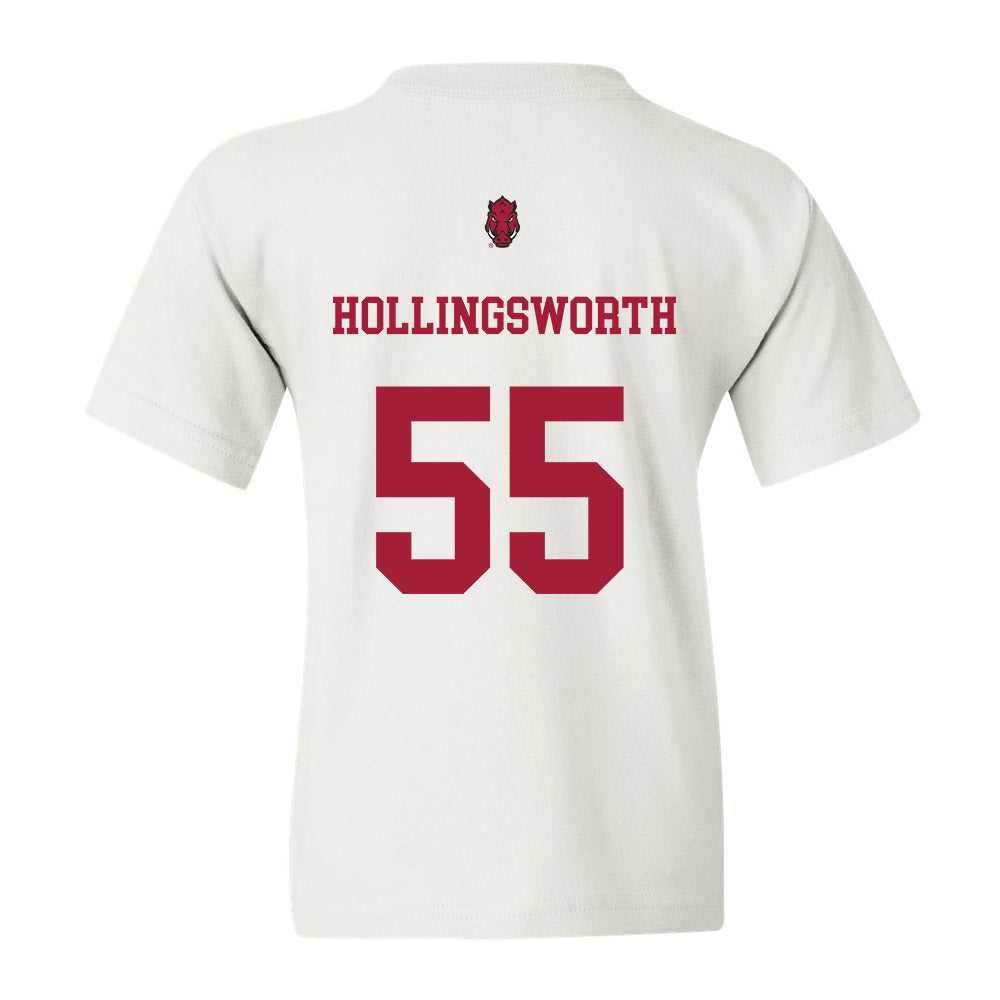 Arkansas - NCAA Football : JJ Hollingsworth Youth T-Shirt