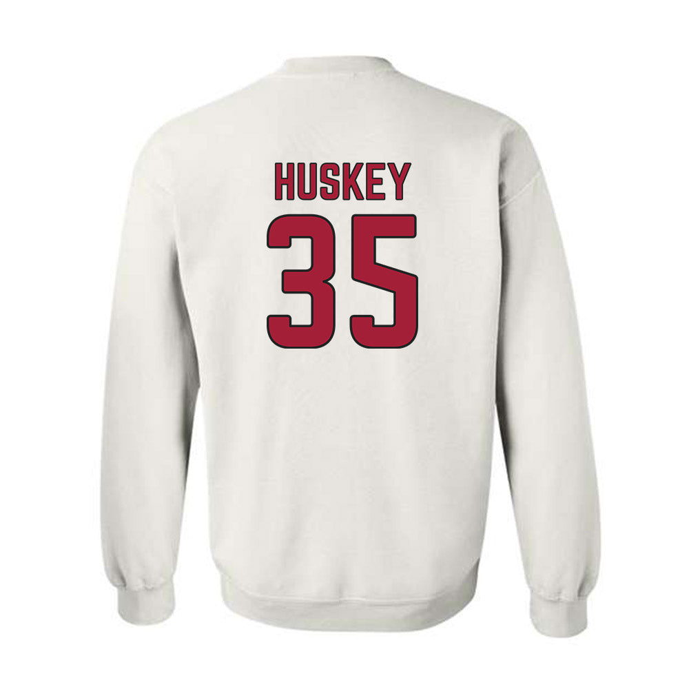 Arkansas - NCAA Baseball : Jordan Huskey - Crewneck Sweatshirt Sports Shersey