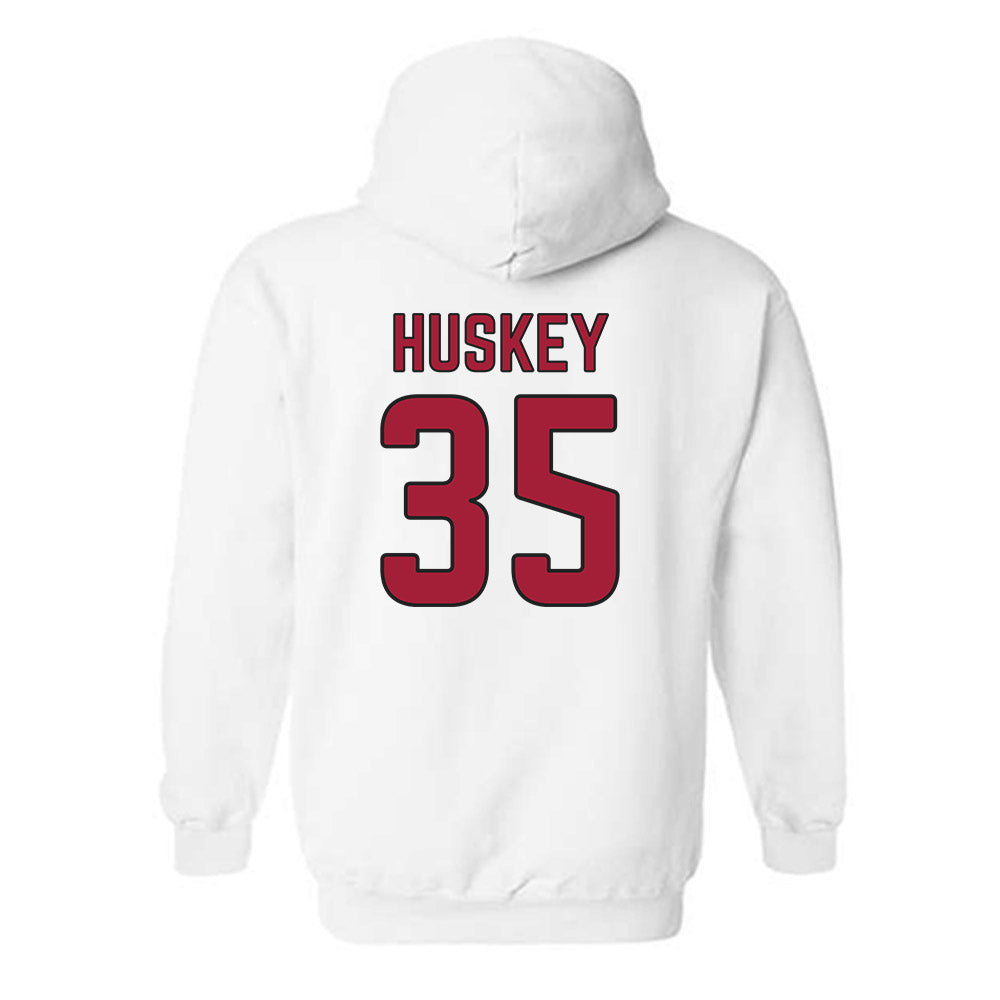 Arkansas - NCAA Baseball : Jordan Huskey - Hooded Sweatshirt Sports Shersey