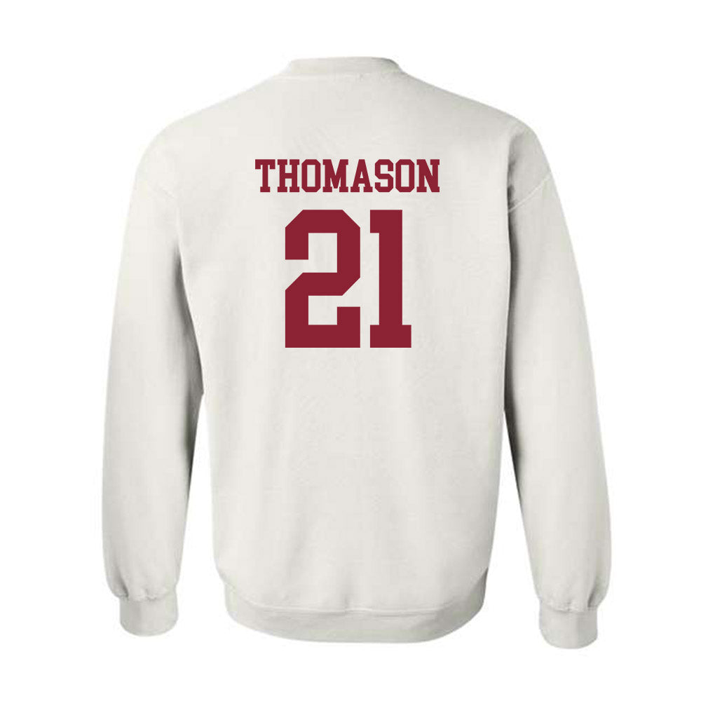 UMass - NCAA Baseball : Ben Thomason - Crewneck Sweatshirt Replica Shersey