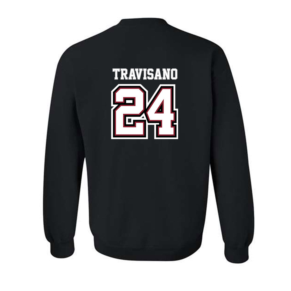 UMass - NCAA Baseball : Matt Travisano - Crewneck Sweatshirt Replica Shersey