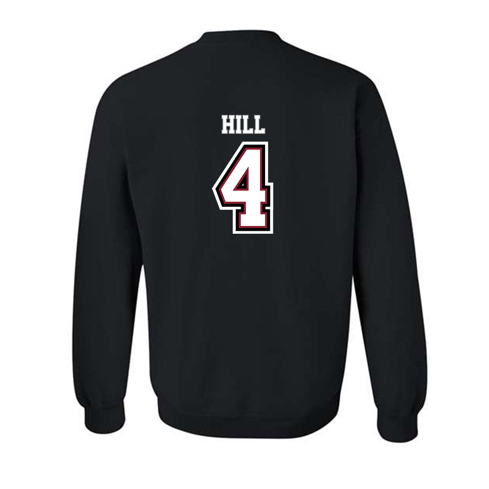 UMass - NCAA Baseball : Sam Hill - Crewneck Sweatshirt Replica Shersey