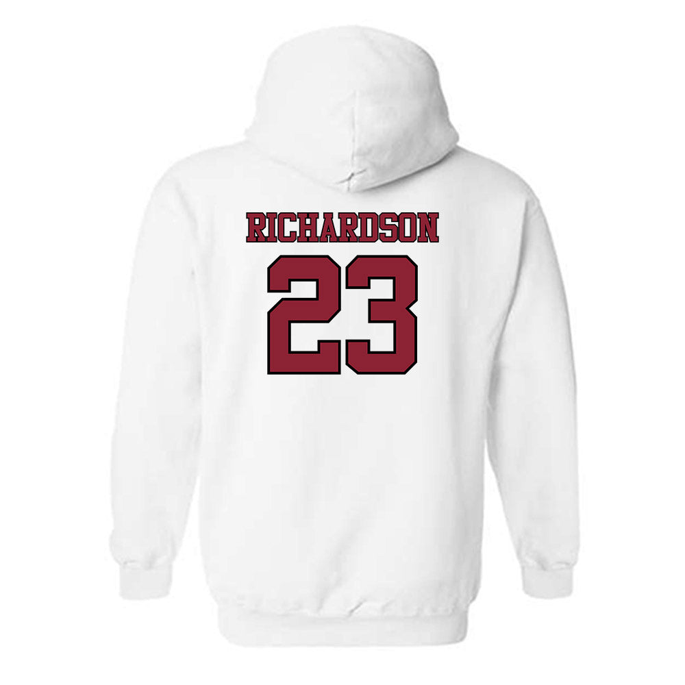 UMass - NCAA Softball : Taylor Richardson - Hooded Sweatshirt Replica Shersey