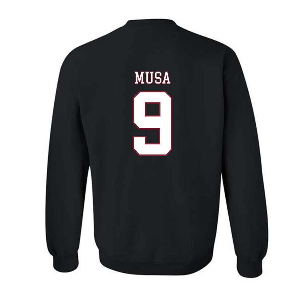 UMass - NCAA Men's Ice Hockey : Jack Musa - Crewneck Sweatshirt Replica Shersey