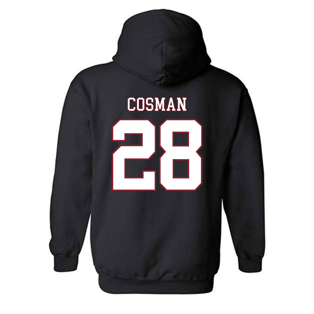 UMass - NCAA Men's Ice Hockey : Bo Cosman - Hooded Sweatshirt Replica Shersey