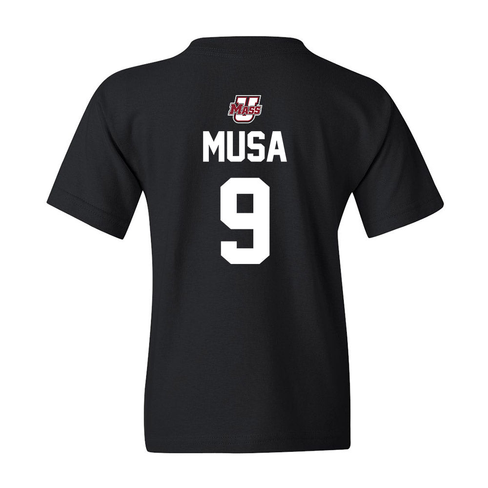 UMass - NCAA Men's Ice Hockey : Jack Musa - Youth T-Shirt Sports Shersey