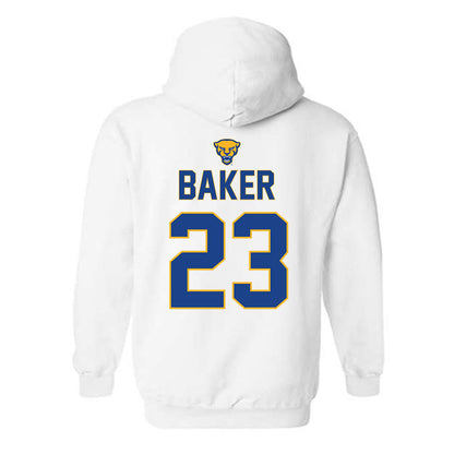 Pittsburgh - NCAA Baseball : Chris Baker - Hooded Sweatshirt Sports Shersey