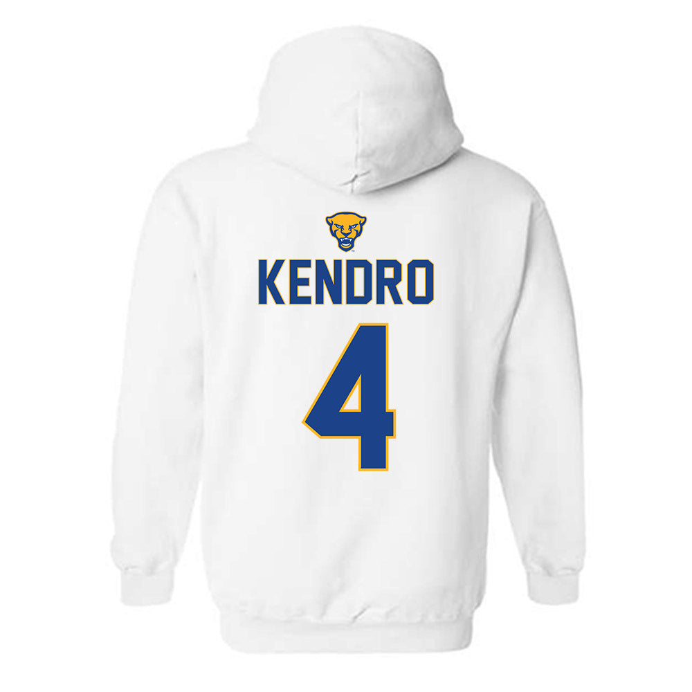 Pittsburgh - NCAA Baseball : Jacob Kendro - Hooded Sweatshirt Sports Shersey