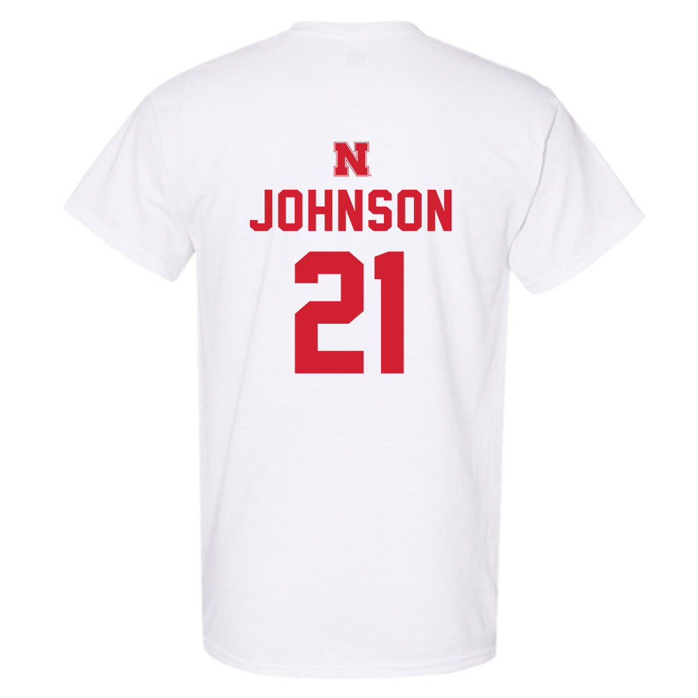 Nebraska - NCAA Football : Emmett Johnson - Short Sleeve T-Shirt