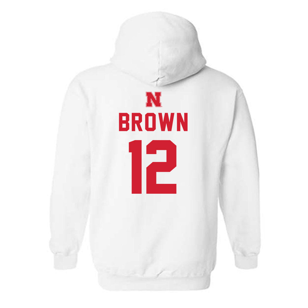 Nebraska - NCAA Football : Omar Brown - Hooded Sweatshirt