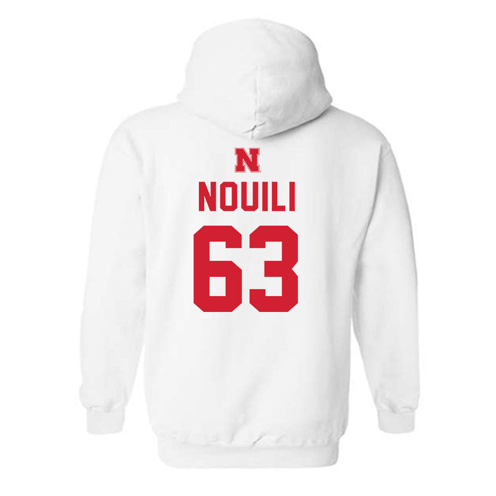 Nebraska - NCAA Football : Nouredin Nouili - Hooded Sweatshirt