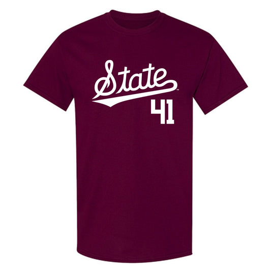 Mississippi State - NCAA Baseball : Ethan Pulliam - T-Shirt Sports Shersey
