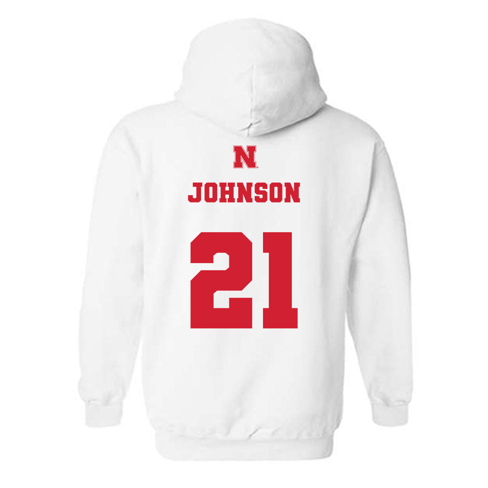 Nebraska - NCAA Football : Emmett Johnson - Hooded Sweatshirt