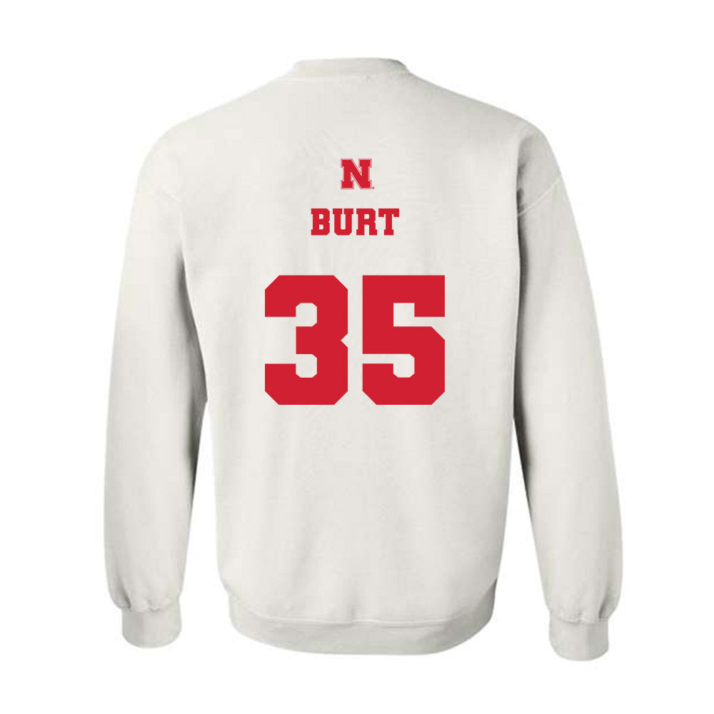Nebraska - NCAA Men's Basketball : Henry Burt - Crewneck Sweatshirt Classic Shersey