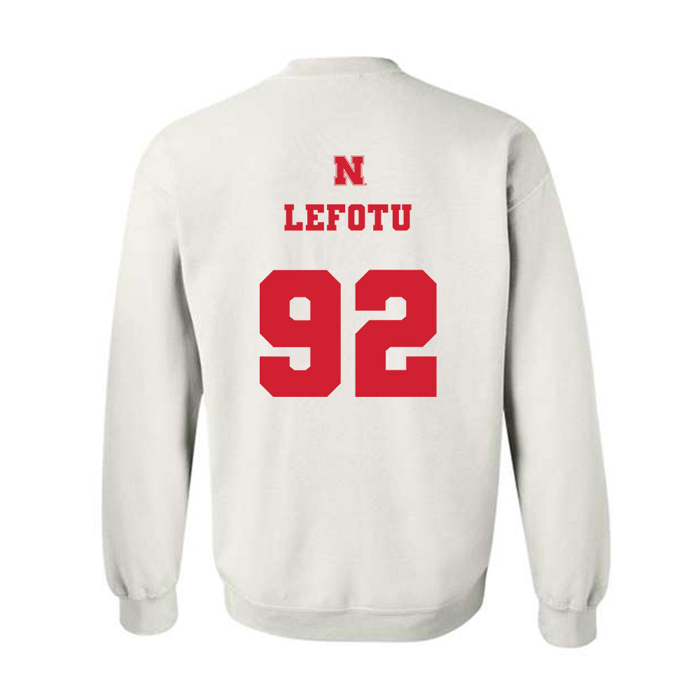 Nebraska - NCAA Football : Sua Lefotu - Sweatshirt